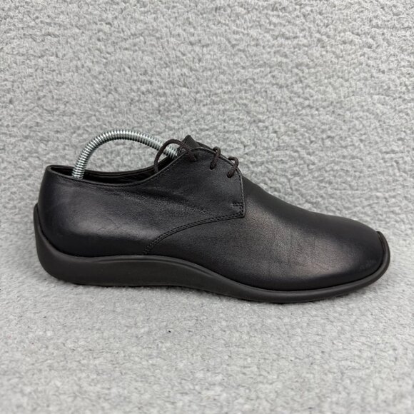 Collection Privee Womens 8.5 EU 38.5 Shoes Black Leather Casual Italy Vintage 1 - Picture 3 of 11